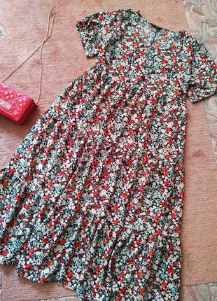 Прекрасное платье миди большого размера yours5 фото