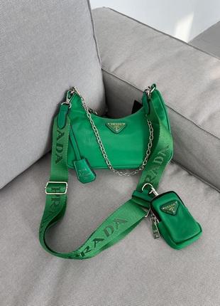 Женская сумка, женская сумка зеленая, зеленая сумка