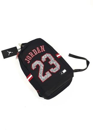 Рюкзак/сумка jordan 23 jersey backpack. цвет черный4 фото