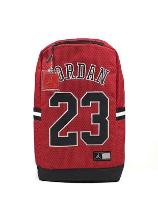 Рюкзак/сумка jordan 23 jersey backpack. цвет красный