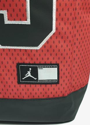 Рюкзак/сумка jordan 23 jersey backpack. цвет красный6 фото