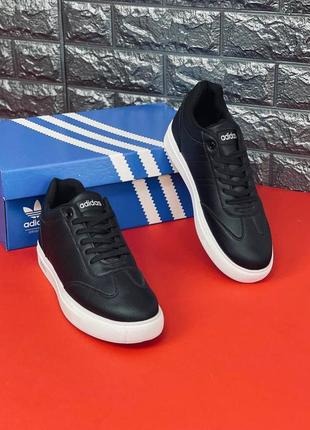 Adidas кроссовки черные мужские 41-45 /подростковые 36-40