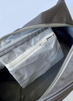 Дорожная сумка серая спортивная из полиэстра средняя через плечо tongsheng8 фото