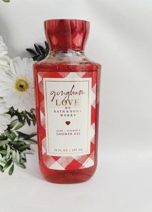 Набор лосьон + гель gingham love от bath and body works3 фото