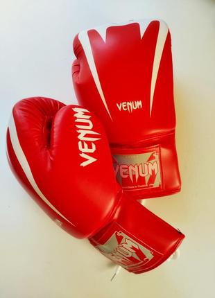 Перчатки боксерские професиональные на шнуровке vnm 8-12 oz5 фото