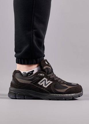 Мужские кроссовки new balance 2002 r dark chocolate