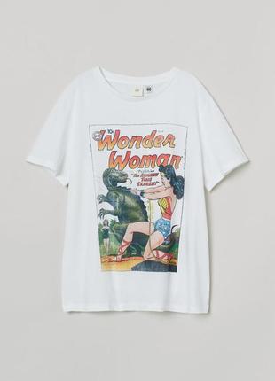 Стильная футболка h&m wonder woman