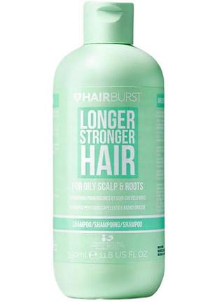 Шампунь для жирної шкіри голови та коріння hairburst shampoo for oily scalp
