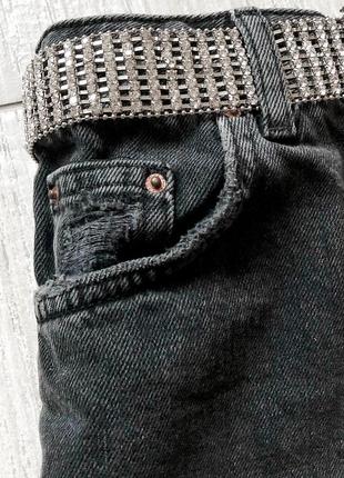 Шикарные стильные джинсовые шорты topshop moto с модными рваностями6 фото