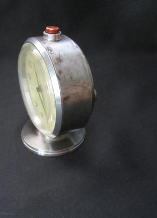 Будильник настольный "slava" рабочий ссср made in ussr №4. 50е годы.