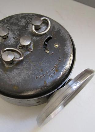 Будильник настольный "slava" рабочий ссср made in ussr №4. 50е годы.