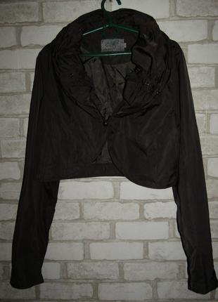 Укороченный пиджак р-р л бренд franstyle1 фото