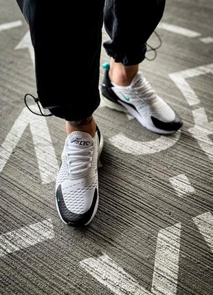 Nike 270 white and blue best sale