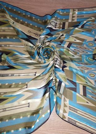 Christian fischbacher симпатичная винтажный шелковый платок2 фото