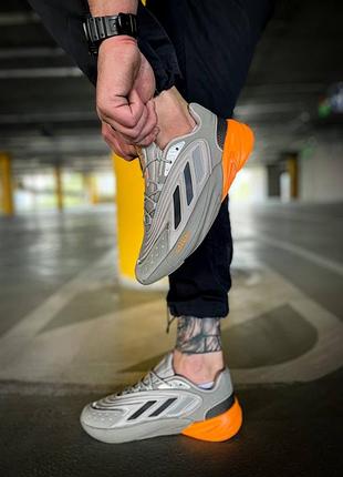 Adidas ozelia 'grey/orange' 7