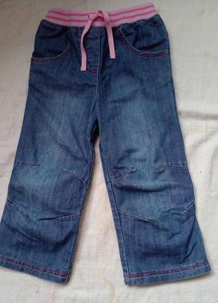 Утепленные джинсы на 2-3 года6 фото