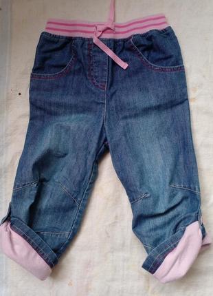 Утепленные джинсы на 2-3 года3 фото