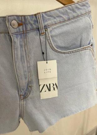 Джинсовые шорты zara2 фото