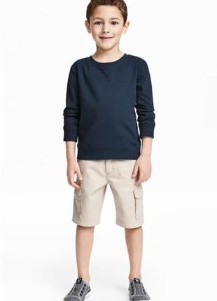 Новые шорты карго h&m 2-3, 5-6 лет