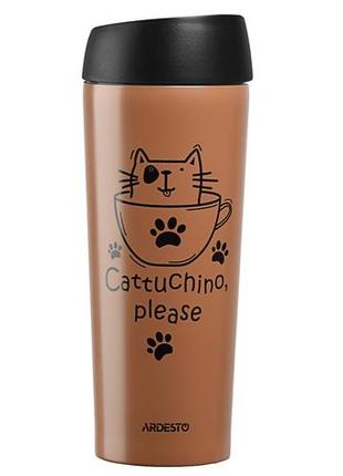 Термокружка ardesto coffee time thermal mug на 450мл