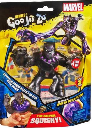 Герої гуджітсу марвел – чорна пантера goojitzu marvel vibranium power black panther іграшка-тягучка антистрес2 фото
