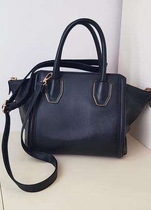Винтажная кожаная сумка mcm оригинал сумка тоут трапеция номерная