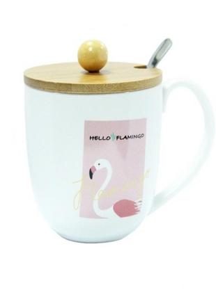 Кружка hello flamingo