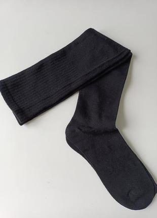 Хлопковые однотонные подколенки гольфы, р.37-39