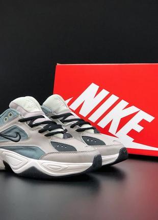 Шкіряні кросівки nike m2k tekno / демісезонні спортивні кросівки для бігу і активного відпочинку / мужские кроссовки для бега и занятий спортом2 фото