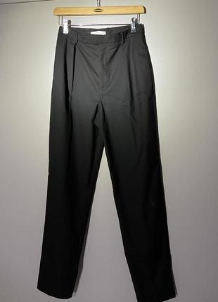 Класичні чорні брюки mango mom1 фото