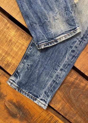 Мужские джинсы (штаны, брюки) h&m (эйч энд эм мрр идеал оригинал голубые)9 фото