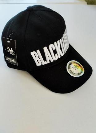 Бейсболка blackhawk черная