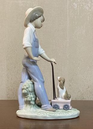 Порцелянова статуетка lladro «суботніша дитина».6 фото