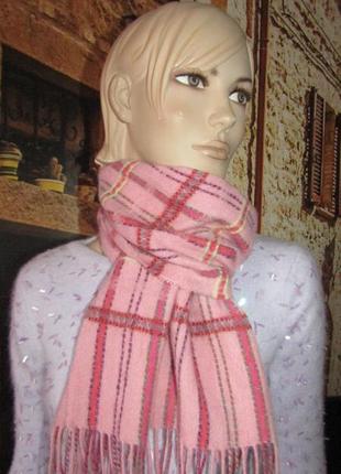 Легкий , теплый шарф 100 % шерсть6 фото