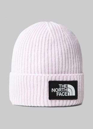 Жіноча шапка the north face / шапка оригінальна фіолетового кольору