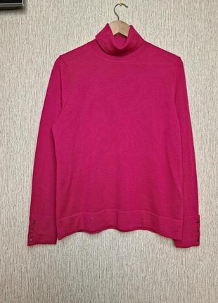 Яркий, качественный свитер, джемпер с горлом из мериносовой шерсти hobbs3 фото