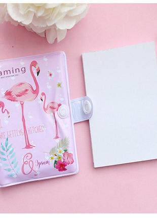 Блокнот фламинго с ручкой для девочки для деток для ребенка с куклой фламинго2 фото