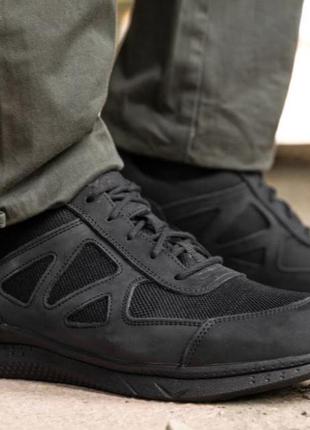 Черные военные кроссовки демисезонные мужские,женские нубук+кордура осенние, весенние 2023-20241 фото