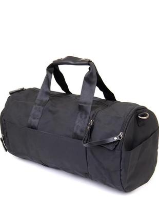 Спортивна сумка чорна текстильна4 фото