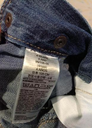 Gap, джинсовый комбинезон для девочки 4 года