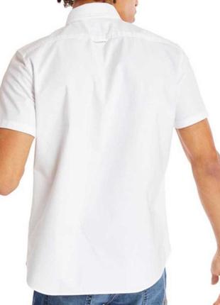 Рубашка с коротким рукавом, белоснежная шведка6 фото