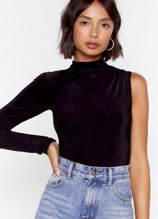 Боди с одним рукавчиком от nasty gal