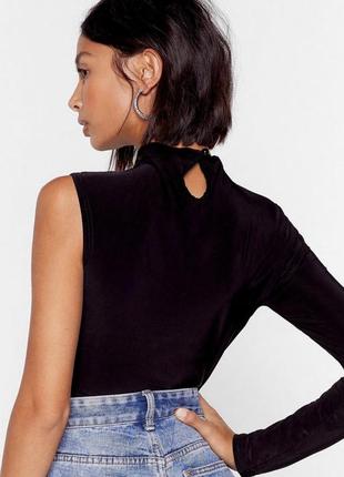 Боди с одним рукавчиком от nasty gal3 фото