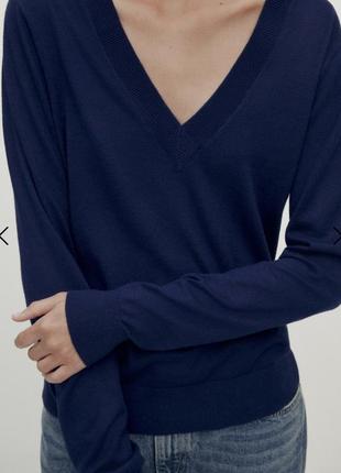 Кофта massimo dutti. silk-cotton-cashmere. оригінал.