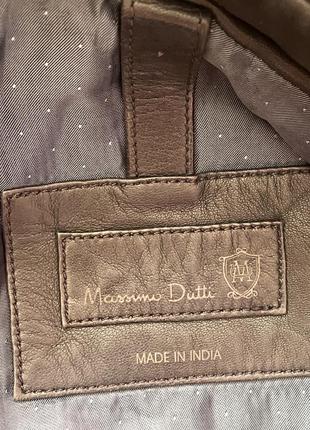 Куртка кожа от massimo dutti8 фото