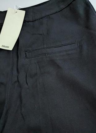 Оегкие летние черные штаны вискоза cropp4 фото