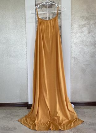 Сукня сарафан максі бавовняна h&m2 фото