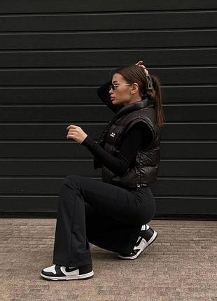 Брюки лосины клеш