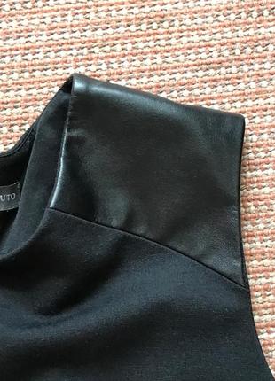 Черное платье с баской vince camuto. американский размер -14w4 фото