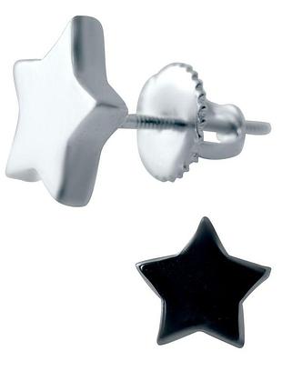 Срібні сережки komilfo без каменів (2042013)